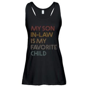 My Son In Law Is My Favorite Child Funny Family Humour Retro Ladies Essential Flowy Tank