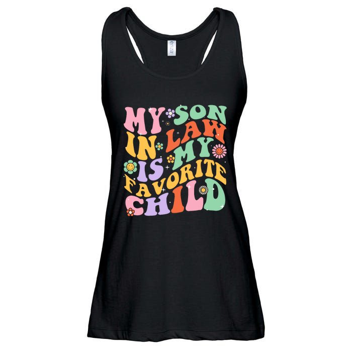 My Son In Law Is My Favorite Child Funny Groovy MotherS Day Ladies Essential Flowy Tank