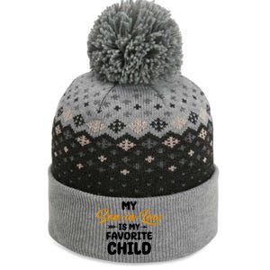 My Son In Law Is My Favorite Child Cute Gift The Baniff Cuffed Pom Beanie