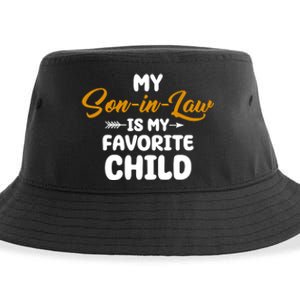 My Son In Law Is My Favorite Child Cute Gift Sustainable Bucket Hat