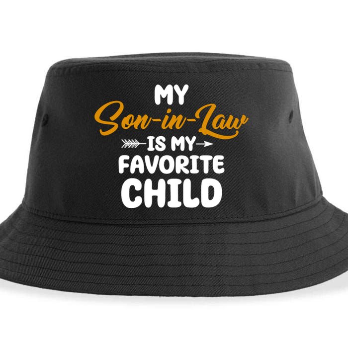 My Son In Law Is My Favorite Child Cute Gift Sustainable Bucket Hat