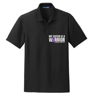 My Sister is a Warrior NICU Prematurity Awareness Dry Zone Grid Polo