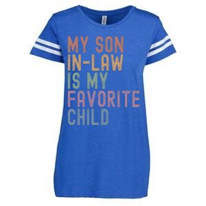 My Son In Law Is My Favorite Child Family Humor Dad Mom Gift Enza Ladies Jersey Football T-Shirt