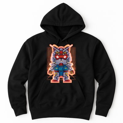 Mecha Shibi Inu Dog Robot Fighter Anime Hoodie