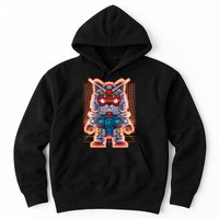 Mecha Shibi Inu Dog Robot Fighter Anime Hoodie