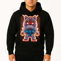 Mecha Shibi Inu Dog Robot Fighter Anime Hoodie