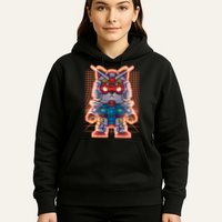 Mecha Shibi Inu Dog Robot Fighter Anime Hoodie