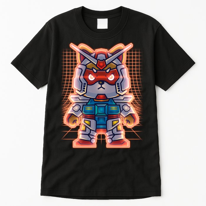 Mecha Shibi Inu Dog Robot Fighter Anime Tall T-Shirt