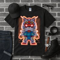 Mecha Shibi Inu Dog Robot Fighter Anime Tall T-Shirt