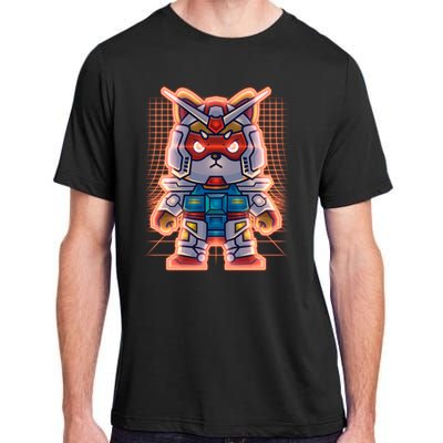 Mecha Shibi Inu Dog Robot Fighter Anime Adult ChromaSoft Performance T-Shirt