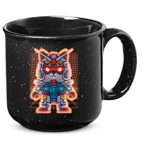 Mecha Shibi Inu Dog Robot Fighter Anime 15oz Campfire Ceramic Mug