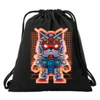 Mecha Shibi Inu Dog Robot Fighter Anime Drawstring Bag