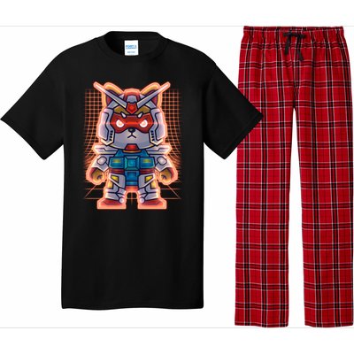 Mecha Shibi Inu Dog Robot Fighter Anime Pajama Set