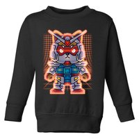 Mecha Shibi Inu Dog Robot Fighter Anime Toddler Sweatshirt