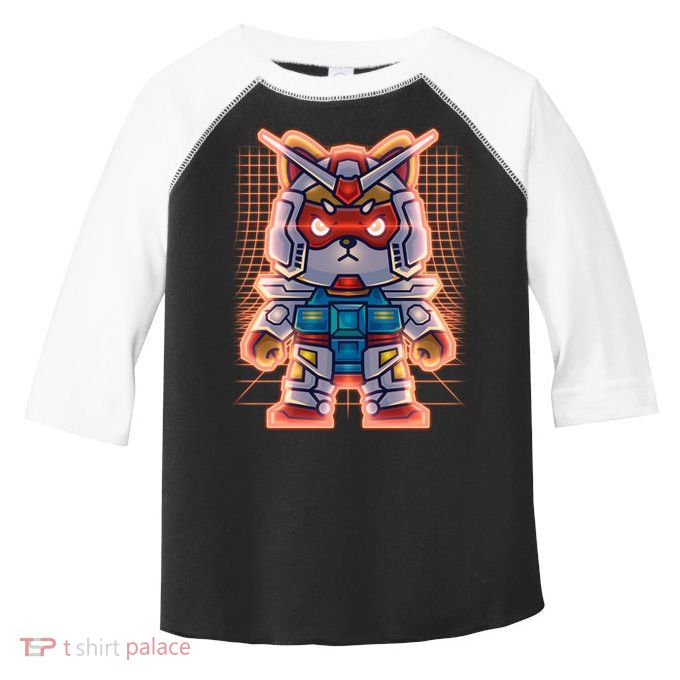 Mecha Shibi Inu Dog Robot Fighter Anime Toddler Fine Jersey T-Shirt