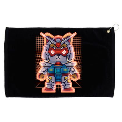 Mecha Shibi Inu Dog Robot Fighter Anime Grommeted Golf Towel