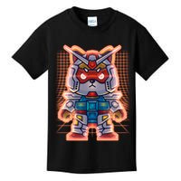 Mecha Shibi Inu Dog Robot Fighter Anime Kids T-Shirt
