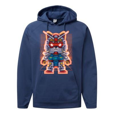 Mecha Shibi Inu Dog Robot Fighter Anime Performance Fleece Hoodie