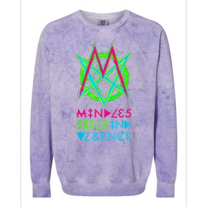 Mindless Selfs Indulgences Band Colorblast Crewneck Sweatshirt