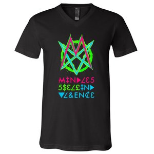 Mindless Selfs Indulgences Band V-Neck T-Shirt