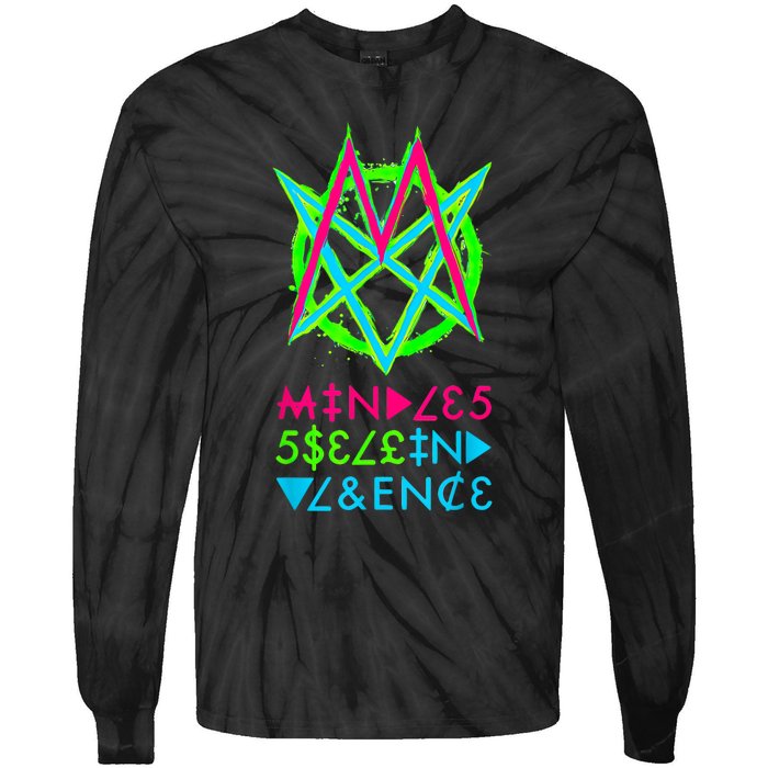 Mindless Selfs Indulgences Band Tie-Dye Long Sleeve Shirt