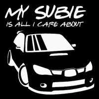 My subie is all i care about 7-Panel Snapback Hat