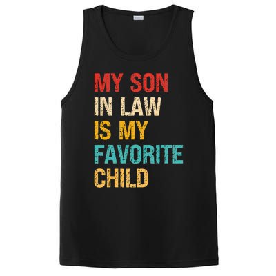 My Son In Law Is My Favorite Child Funny Family Humor Retro PosiCharge Competitor Tank