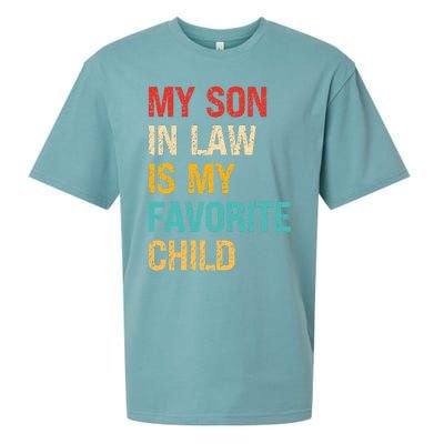 My Son In Law Is My Favorite Child Funny Family Humor Retro Sueded Cloud Jersey T-Shirt