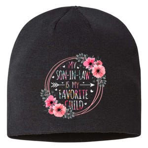 My Son In Law Is My Favorite Child Motherinlaw Mothers Day Sustainable Beanie