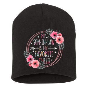 My Son In Law Is My Favorite Child Motherinlaw Mothers Day Short Acrylic Beanie