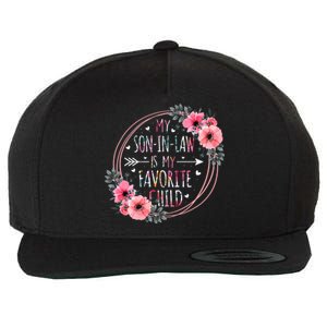 My Son In Law Is My Favorite Child Motherinlaw Mothers Day Wool Snapback Cap