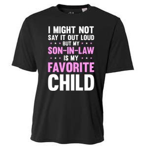 My Son In Law Is My Favorite Child Mothers Day Funny Mom Cooling Performance Crew T-Shirt