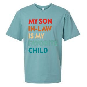 My Son In Law Is My Favorite Child Nostalgic Family Humor Sueded Cloud Jersey T-Shirt