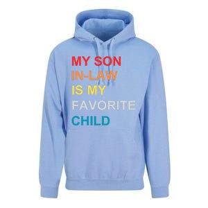 My Son In Law Is My Favorite Child Retro Family Humor Unisex Surf Hoodie