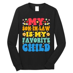 My Son In Law Is My Favorite Child Retro Funny Mother In Law Long Sleeve Shirt