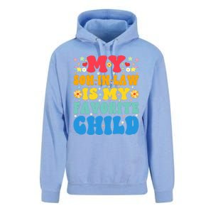 My Son In Law Is My Favorite Child Retro Funny Mother In Law Unisex Surf Hoodie