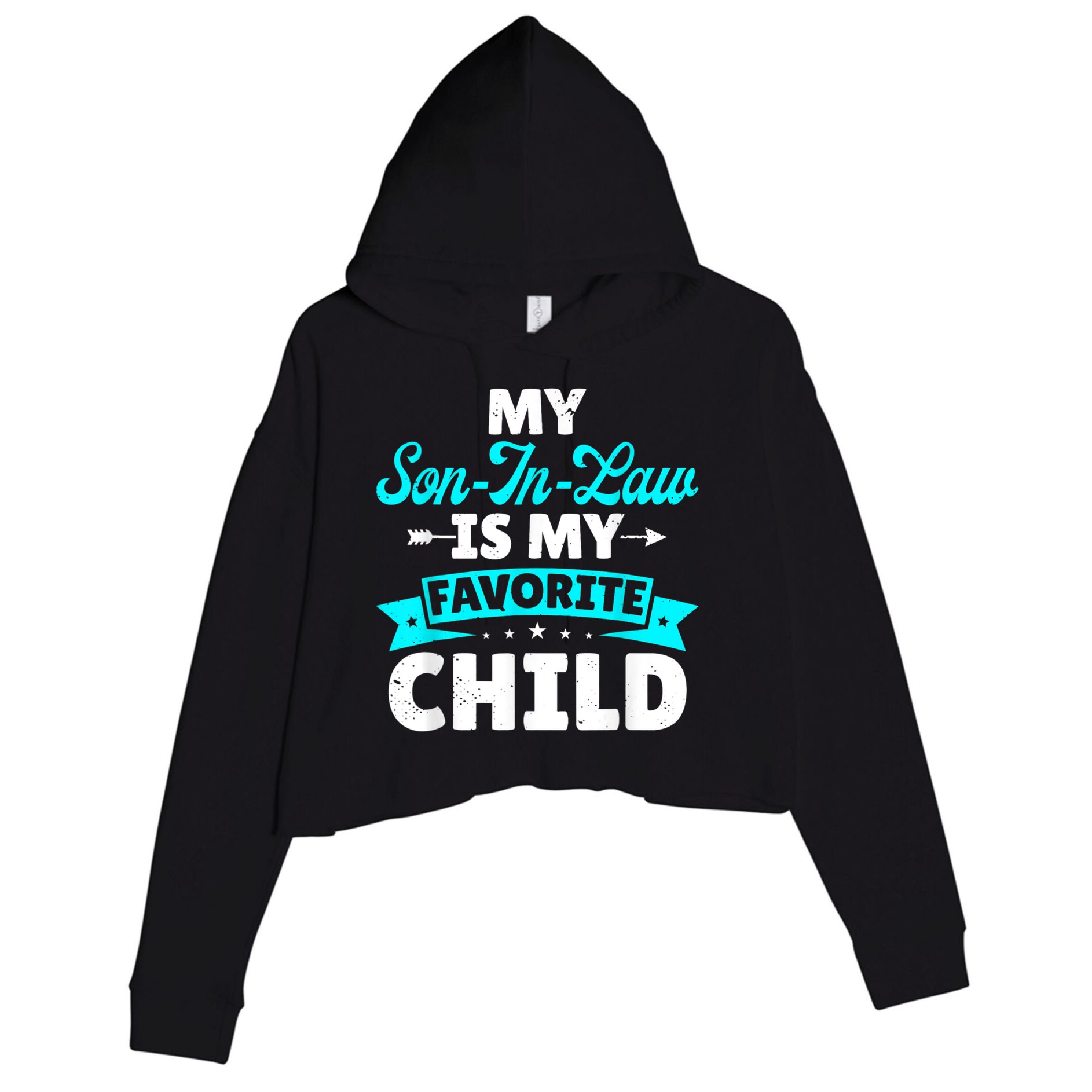 My Son In Law Is My Favorite Child Family Crop Fleece Hoodie