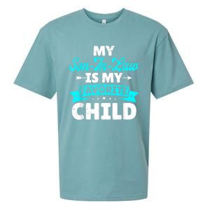 My Son In Law Is My Favorite Child Family Sueded Cloud Jersey T-Shirt