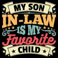 My Son In Law Is My Favorite Child Drawstring Bag