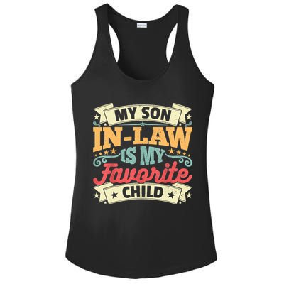 My Son In Law Is My Favorite Child Ladies PosiCharge Competitor Racerback Tank