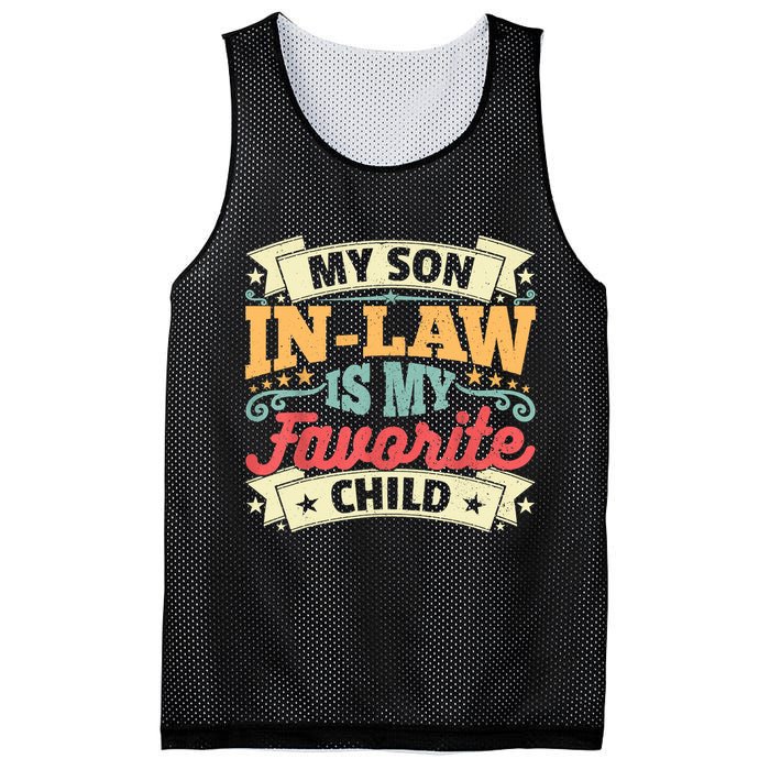My Son In Law Is My Favorite Child Mesh Reversible Basketball Jersey Tank