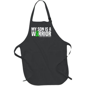 My Son Is A Warrior Traumatic Brain Injury Awareness Full-Length Apron With Pockets