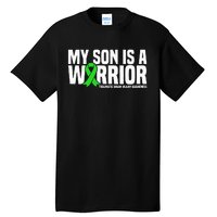 My Son Is A Warrior Traumatic Brain Injury Awareness Tall T-Shirt