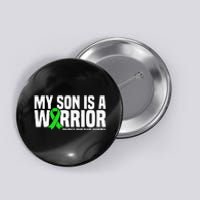 My Son Is A Warrior Traumatic Brain Injury Awareness Button