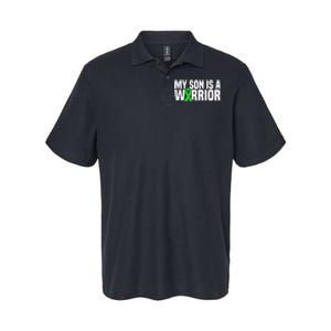 My Son Is A Warrior Traumatic Brain Injury Awareness Softstyle Adult Sport Polo