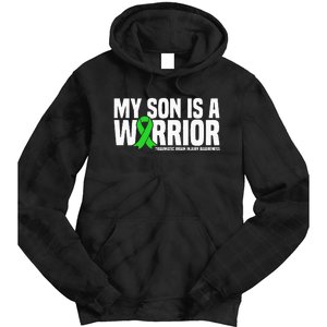 My Son Is A Warrior Traumatic Brain Injury Awareness Tie Dye Hoodie