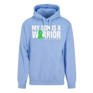 My Son Is A Warrior Traumatic Brain Injury Awareness Unisex Surf Hoodie