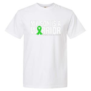 My Son Is A Warrior Traumatic Brain Injury Awareness Garment-Dyed Heavyweight T-Shirt