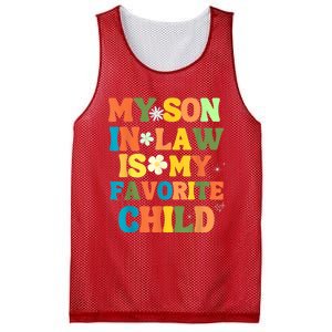 My Son In Law Is My Favorite Child Family Mesh Reversible Basketball Jersey Tank