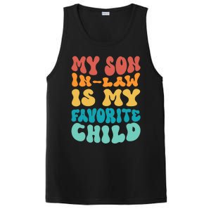 My Son In Law Is My Favorite Child Son In Law Funny Groovy PosiCharge Competitor Tank